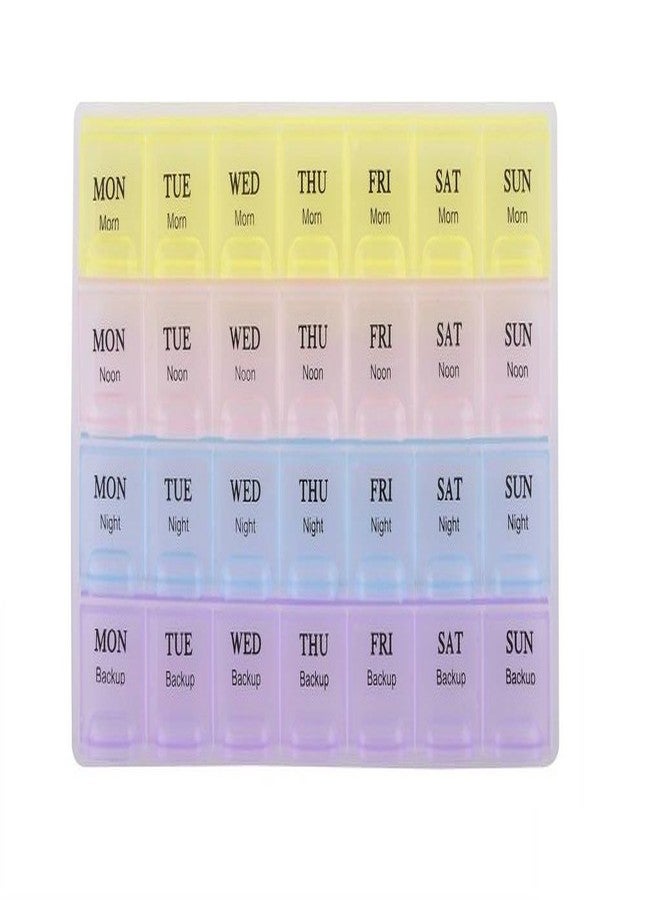 Sell Net Retail SNR 4 Week 3600 Manual Pill Organiser (Multicolor) - Image 1